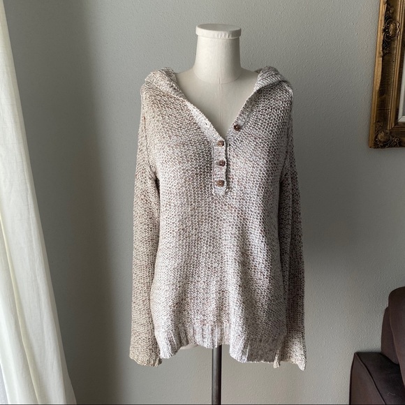 Free People ‘Sail Away Henley Sweater’ Pullover - Picture 2 of 7